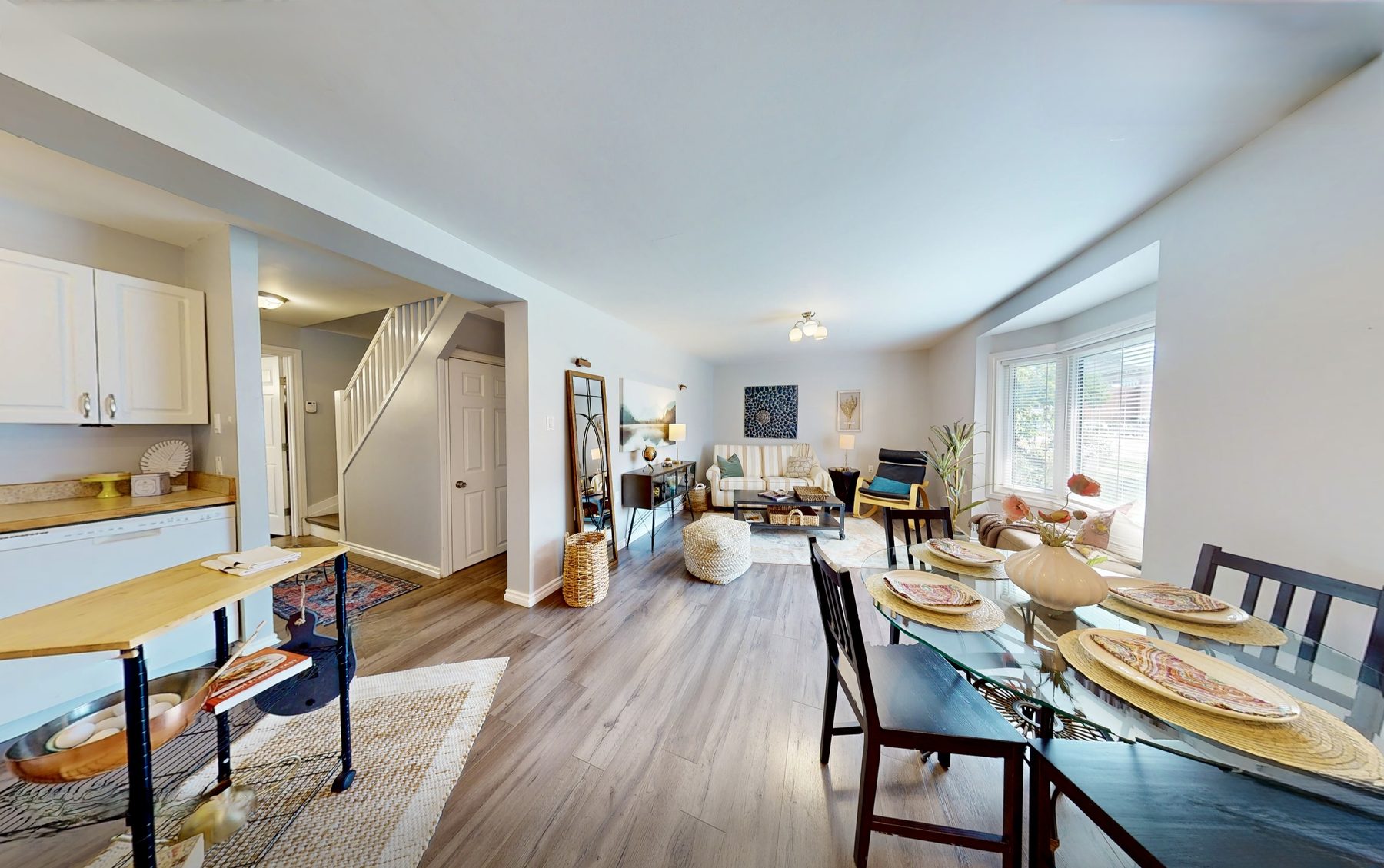 Living and dining room