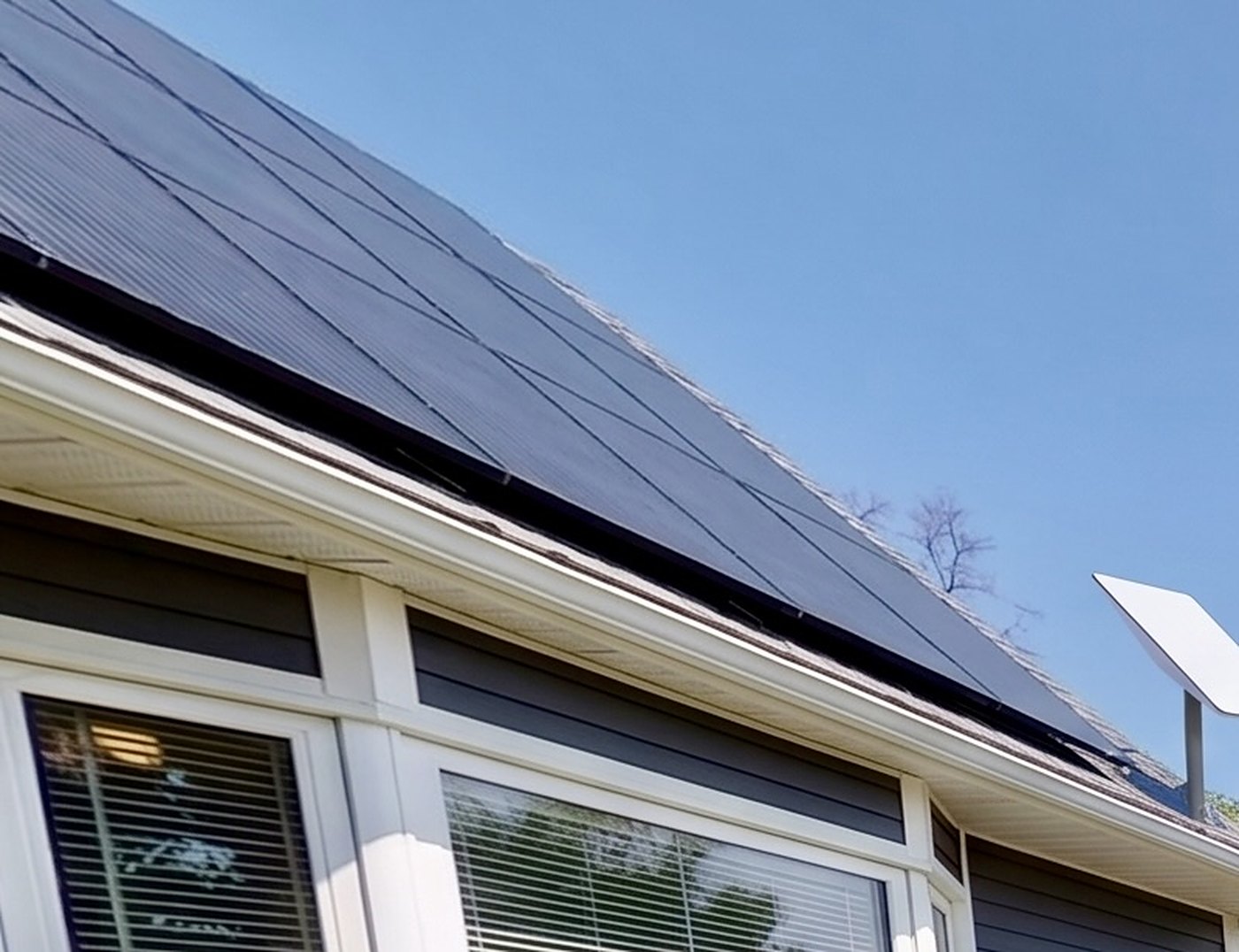 Rooftop solar array — concept render